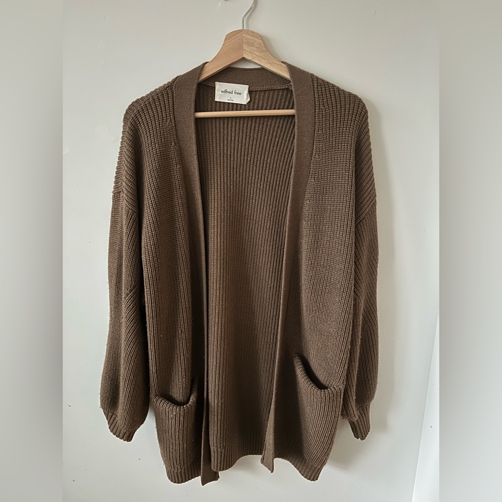 Aritzia Wilfred unwind wo cardigan